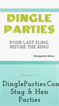 Mobile Screenshot of dingleparties.com